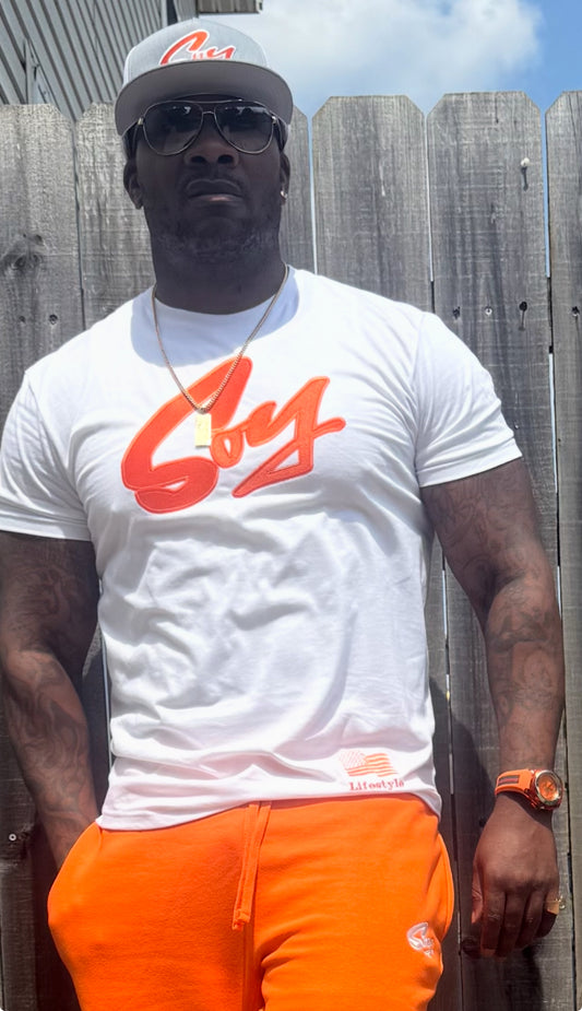 Orange soda t shirt